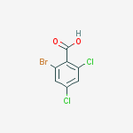 Benzoic acid, 2-bromo-4,6-dichloro-结构式