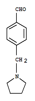 Structure of 4-(PYRROLIDIN-1-YLMETHYL)BENZALDEHYDE 97