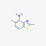 4-Benzothiazolamine, 2,5-dimethyl-结构式