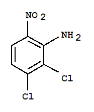 Structure of 2,3-dichloro-6-nitroaniline