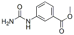 Structure of METHYL 3-[(AMINOCARBONYL)AMINO]BENZOATE