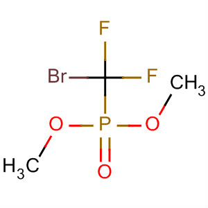 Structure of Phosphonic acid, (bromodifluoromethyl)-, dimethyl ester