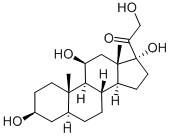 Structure of ALLOTETRAHYDROCORTISOL