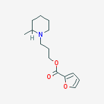 3-(2-METHYLPIPERIDIN-1-YL)PROPYL FURAN-2-CARBOXYLATE