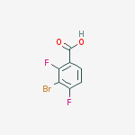 Structure of 3-Bromo-2,4-difluorobenzoic acid