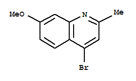 Structure of 4-BROMO-7-METHOXY-2-METHYLQUINOLINE