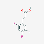 Structure of 3-(2,4,5-Trifluorophenyl)propanoic acid