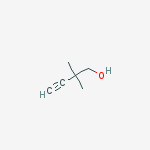 Structure of 3-Butyn-1-ol, 2,2-dimethyl-