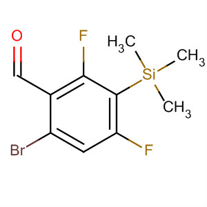 Benzaldehyde, 6-bromo-2,4-difluoro-3-(trimethylsilyl)-结构式