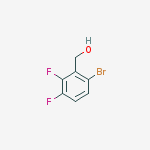 Structure of 6-BROMO-2,3-DIFLUOROBENZENEMETHANOL