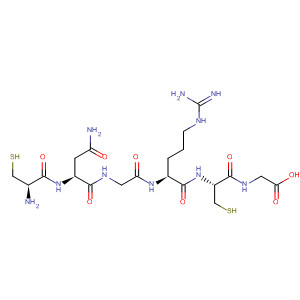 Structure of Glycine, L-cysteinyl-L-asparaginylglycyl-L-arginyl-L-cysteinyl-