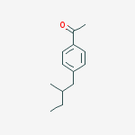 Structure of (S)-1-[4-(2-Methylbutyl)phenyl]ethanone