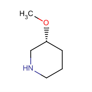 Structure of Piperidine, 3-methoxy-, (3R)-