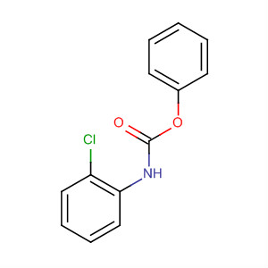 Structure of Carbamic acid, (2-chlorophenyl)-, phenyl ester