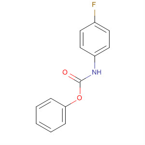 Structure of Carbamic acid, (4-fluorophenyl)-, phenyl ester