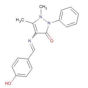 Structure of 3H-Pyrazol-3-one,1,2-dihydro-4-[[(4-hydroxyphenyl)methylene]amino]-1,5-dimethyl-2-phenyl-