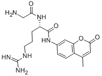 Structure of GLY-ARG-7-AMINO-4-METHYLCOUMARIN