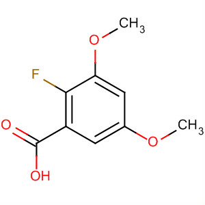 Structure of Benzoic acid, 2-fluoro-3,5-dimethoxy-