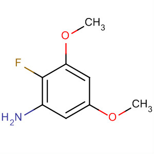 2-氟-3,5-二甲氧基苯胺结构式