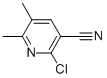 Structure of 2-CHLORO-5,6-DIMETHYL-3-PYRIDINCARBONITRILE