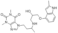 Structure of teoprolol