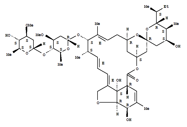Structure of avermectin B2a