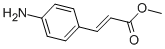 Structure of methyl p-aminocinnamate