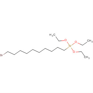 Structure of Silane, (10-bromodecyl)triethoxy-