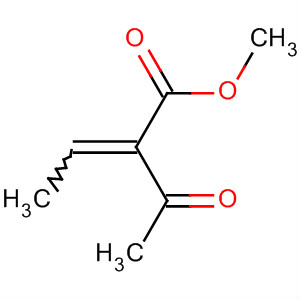 2-Butenoic acid, 2-acetyl-, methyl ester结构式