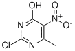 2-氯-6-甲基-5-硝基-4(1H)-嘧啶酮结构式