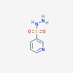 Structure of 3-Pyridinesulfonic acid, hydrazide