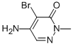 Structure of 5-AMINO-4-BROMO-2-METHYL-2H-PYRIDAZIN-3-ONE
