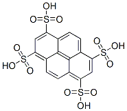 Structure of pyrene-1,3,6,8-tetrasulphonic acid