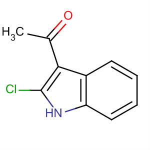 Structure of Ethanone, 1-(2-chloro-1H-indol-3-yl)-