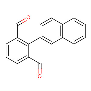 Structure of 1,3-Benzenedicarboxaldehyde, 2-(2-naphthalenyl)-