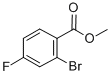 2-溴-4-氟苯甲酸甲酯结构式