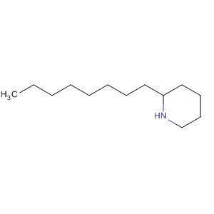 Structure of Piperidine, 2-octyl-