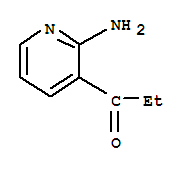 Structure of 1-Propanone,1-(2-amino-3-pyridinyl)-
