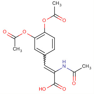 2-Acetamido-3-(3,4-diacetoxyphenyl)-2-propenoic acid