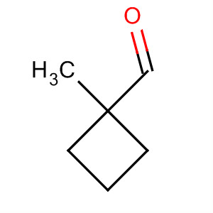 Structure of Cyclobutanecarboxaldehyde, 1-methyl-
