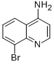 4-氨基-8-溴喹啉结构式