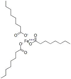octanoic acid, iron salt结构式