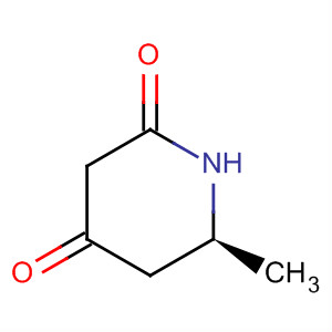 Structure of 2,4-Piperidinedione, 6-methyl-, (6S)-
