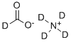 Structure of AMMONIUM FORMATE-D5