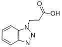 3-BENZOTRIAZOL-1-YL-PROPIONIC ACID结构式