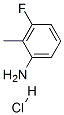 3-FLUORO-2-METHYLANILINE HYDROCHLORIDE结构式