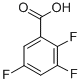 2,3,5-三氟苯甲酸结构式