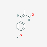 2-Propenal, 3-(4-methoxyphenyl)-2-methyl-结构式