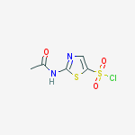 4-Thiazolesulfonyl chloride, 2-(acetylamino)-结构式