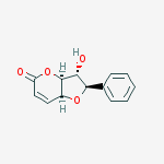 Structure of (2R,3R,3aS,7aS)-3-hydroxy-2-phenyl-2,3,3a,7a-tetrahydro-5H-furo[3,2-b]pyran-5-one 